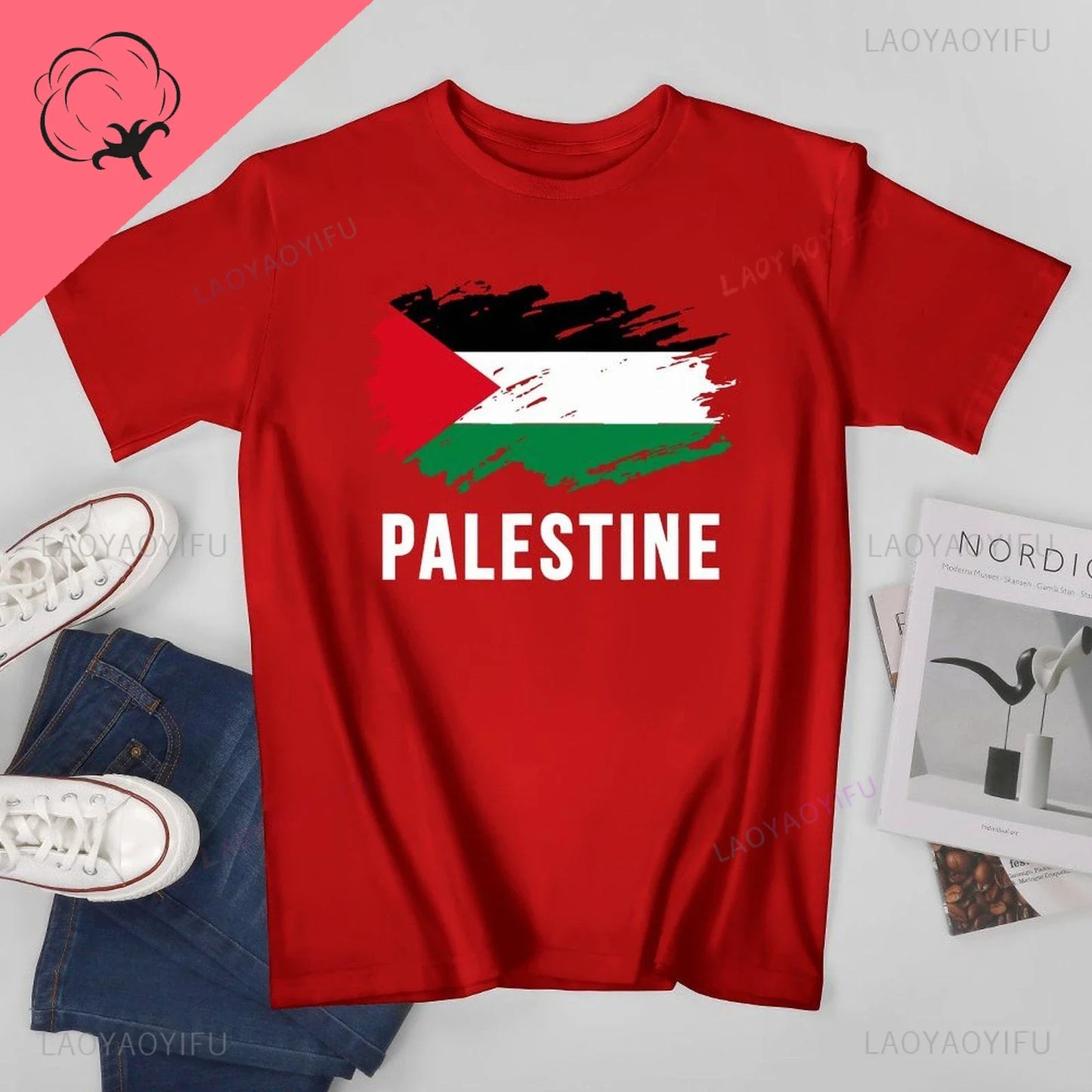 Palestine Liberation T-shirt, Cotton T-shirt