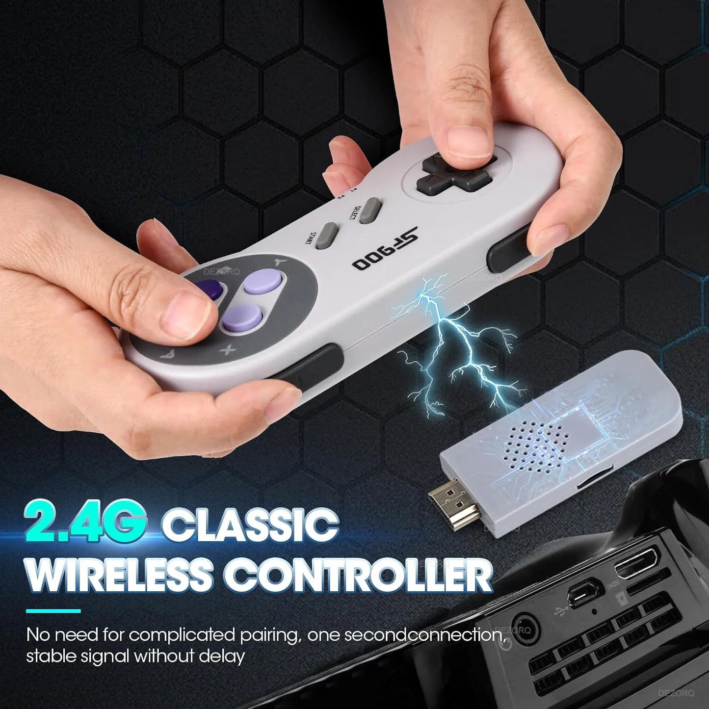 Console SF900 for Super Nintendo 16 Bit Game Stick 4700 Retro Games HD Video Game Consoles for NES SNES Wireless Controller