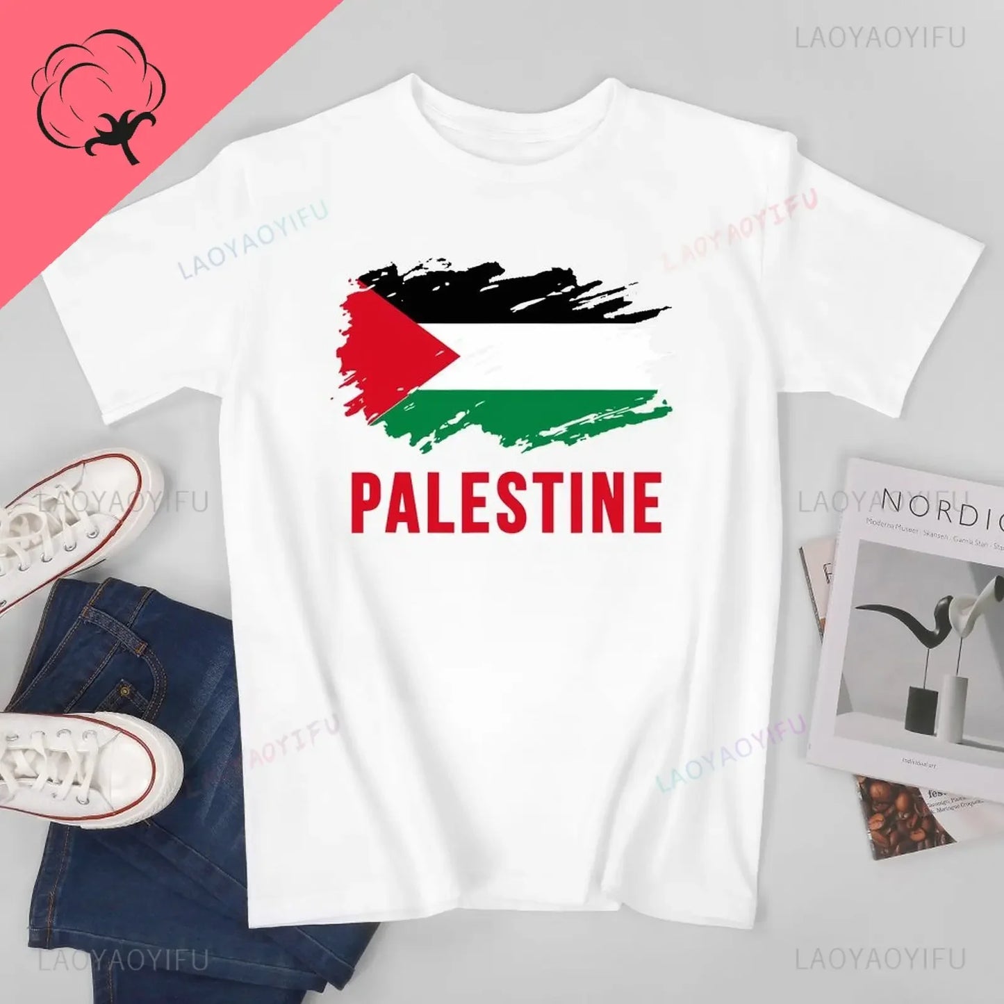 Palestine Liberation T-shirt, Cotton T-shirt
